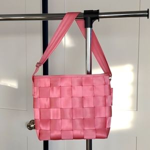 Pink Seatbelt Tote